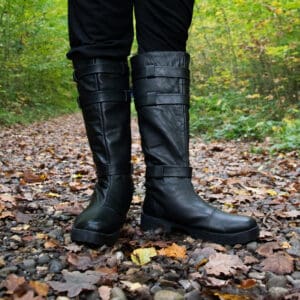 Dark Side Stiefel | Echtleder | schwarz